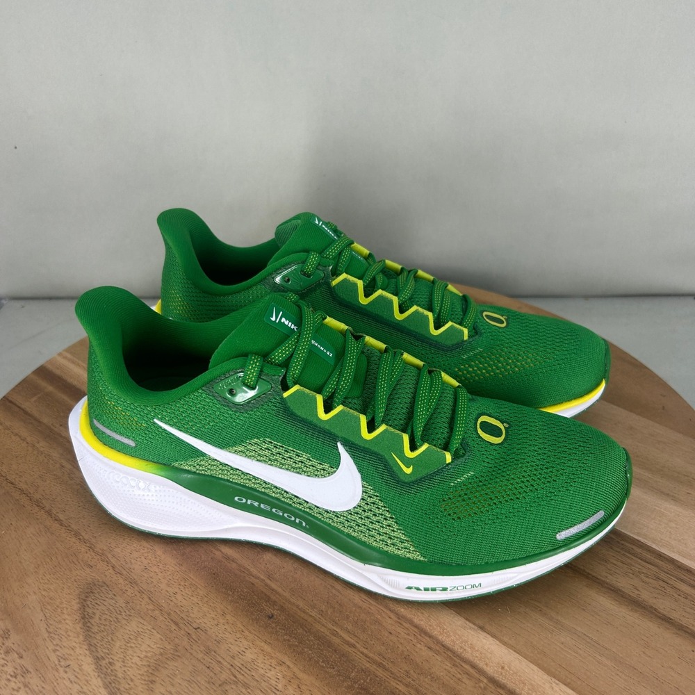 Nike Air Zoom Pegasus 41 Oregon Ducks Green Yellow FZ5138-300 Mens 7.5 Womens 9